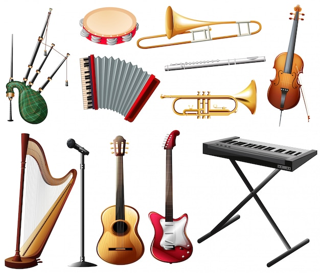 ¿Cuáles son los instrumentos musicales más populares?