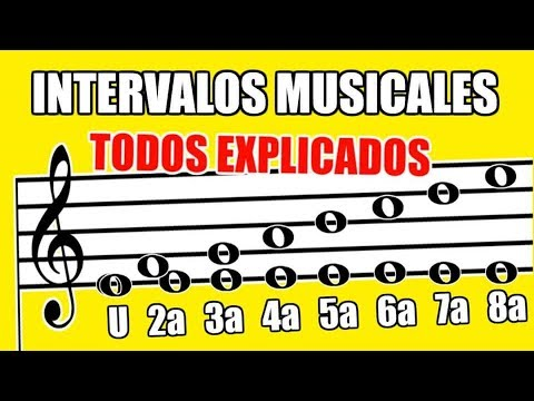 ¿Cómo se clasifican los intervalos musicales?
