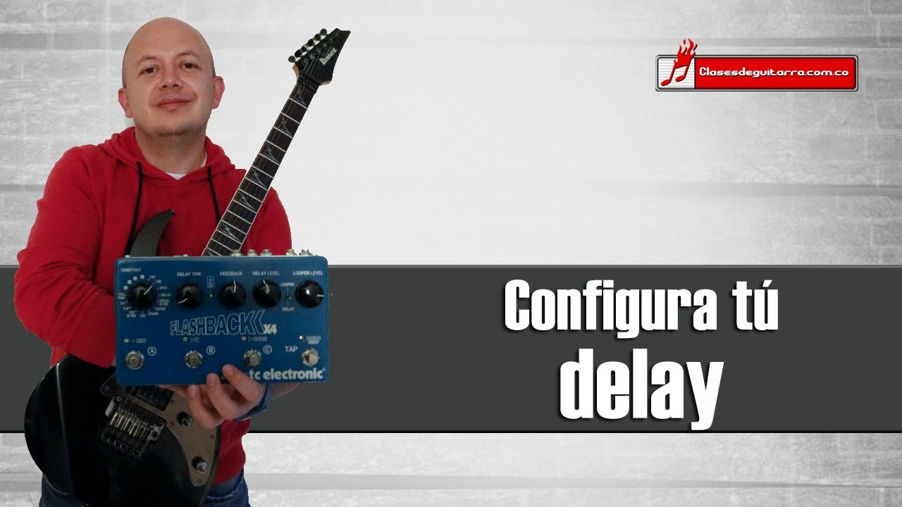 ¿Cómo se usa el delay en un instrumento musical?