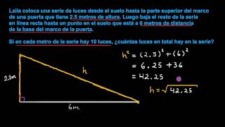 ¿Cómo se utiliza el teorema de Pitágoras en la navegación?