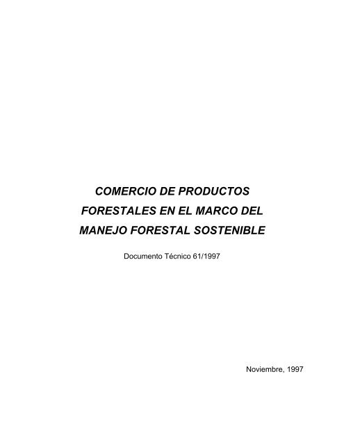 ¿Qué es el comercio de productos forestales?